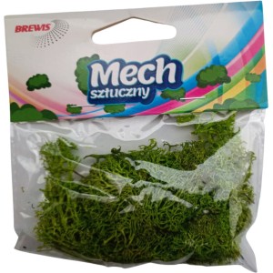 Mech sztuczny ozdobny jasnozielony 10g MS1 BREWIS