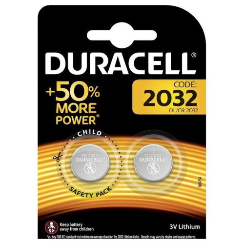 Bateria DURACELL CR2032/DL2032/ECR2032 litowa blister (2szt)