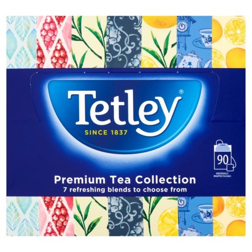 Herbata TETLEY EARL GREY INTENSIVE (100 torebek*2g) czarna