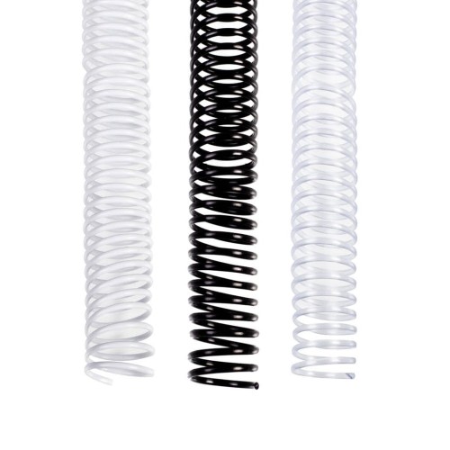 Grzbiety spiralne - O.COIL - A4 - 6 mm - czarny- 100 sztuk