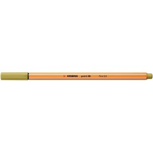 Cienkopis STABILO point 88/66 0.4mm khaki