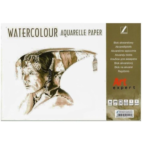 Blok akwarelowy Art Expert A4-10 250g KRESKA