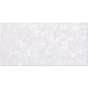 Koperta DL RÓŻE biała K 120g/m2 (10) 280111 Galeria Papieru