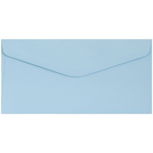Koperta DL gładki niebieski satynowany K (10) 130g 280128 Galeria Papieru