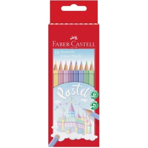 Kredki ZAMEK 10 kolorów pastelowe 111211 FABER-CASTELL