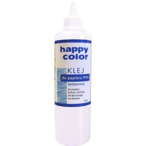 Klej do papieru PVA butelka 250gram HA 3430 0250 HAPPY COLOR