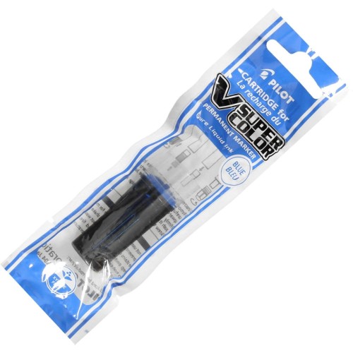 Wkł.do mark.perna. V-SUPER COLOR niebieski PISCAS-VSC-L#