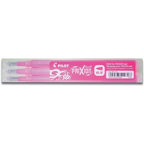 Wkład FRIXION CLIKER 0,5mm różowy (3 sztuki) PIBLS-FR5-P-S3-E