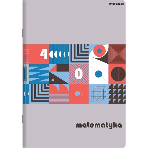 Zeszyt ze ściągami A5 60k kratka MATEMATYKA 70g. 400169455 TOP 2000
