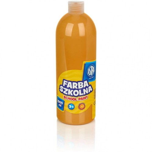 Farba szkolna Astra 1000 ml - brązowa jasna 301217057 ASTRA
