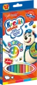 Kredki BAMBINO ścieralne 12 kolorów St.Majewski