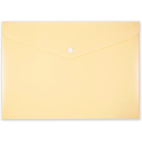 Teczka kopertowa na zatrzask A4 PP-113 żółta pastelowa TT7941 PENMATE