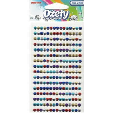 Dżety samoprz. 8mm mix kol. (88szt.) DS79 BREWIS