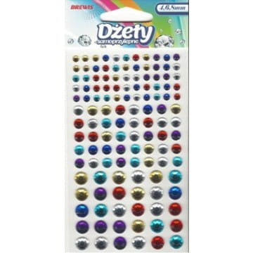 Dżety samoprz. 4,6,8mm mix kol. (125szt.) DS76 BREWIS