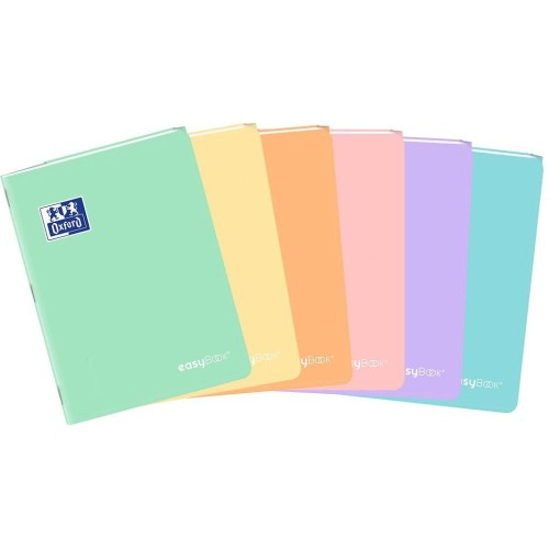 Zeszyt A5 60k kratka z marginesem EASYBOOK PASTEL 2w1 400161235 OXFORD