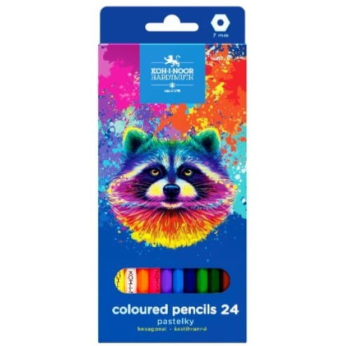 Kredki szkolne 24 kol. SZOP 3554 KOH-I-NOOR