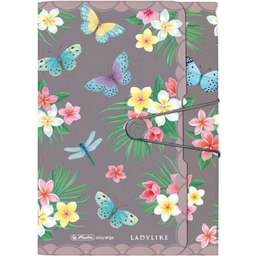 Teczka rozkładana A4 PP 12cz. LADYLIKE BUTTERFLIES 50044023 Herlitz