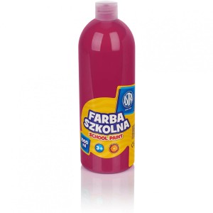 Farba szkolna Astra 1000 ml - różowa 301217050 ASTRA