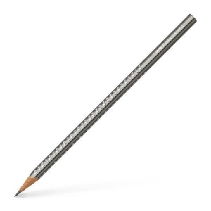 Ołówek JUMBO SPARKLE fioletowy metallic 111663 Faber-Castell