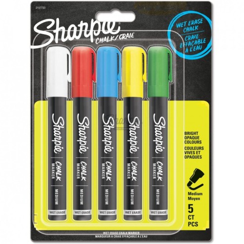 Marker kredowy 5 kol. SHARPIE 2157733