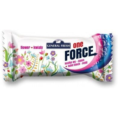 Kostka do WC FORCE ONE zapas kwiatowy 40g 16369