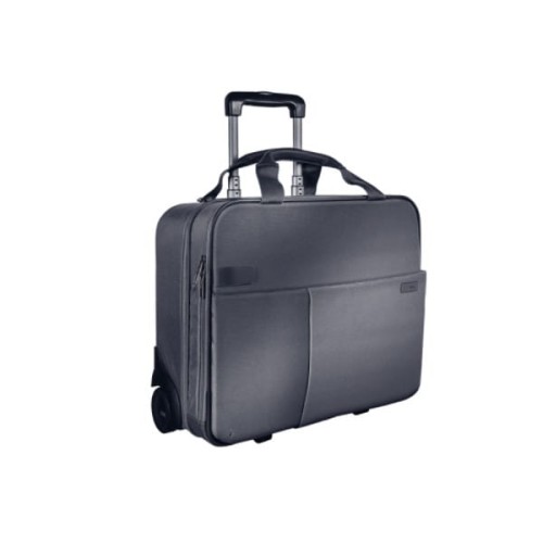 Torba na laptopa na kółkach 15,6" LEITZ Smart srebrno-szara 60590084