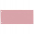 Przekładki 1/3 A4 kartonowe różowe 105 x 240mm 100205027 OXFORD