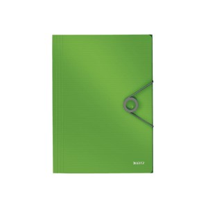 Teczka z gumką PP LEITZ SOLID A4 jasnozielona 45631050