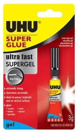 Klej UHU SUPER GLUE 3g w żelu (40360)