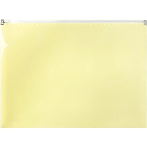 Teczka na suwak A4 pastel żółty TSP-A4-03 BIURFOL