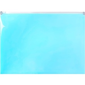 Teczka na suwak A4 PP pastel niebieski TSP-A4-02 BIURFOL