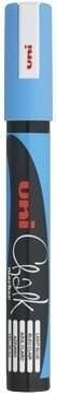 Marker kredowy UNI PWE-5M 1.8mm-2.5mm jasny niebieski UNPWE5M/DJNI