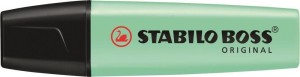 Zakreślacz STABILO BOSS pastelowy zielony