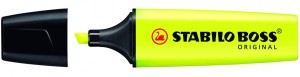 Zakreślacz STABILO BOSS żółty 70/24