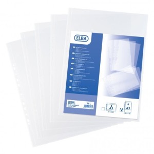 Koszulki groszkowe ELBA A3 120mic pionowe (25szt) 400005480