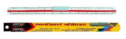 Linijka skalówka trójboczna budowlana 602 KOH-I-NOOR 715004