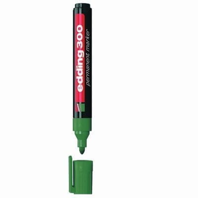 Marker permanentny 300-4 zielony okrągła końcówka 300/004/Z EDDING