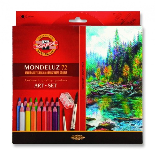 Kredki MONDELUZ 72 kol. pudełko karton 3714 KOH-I-NOOR