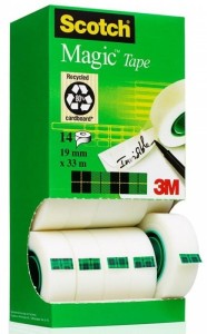 Taśmy SCOTCH MAGIC 19x33m 12+2 w kartonowym podajniku rolki 8-1933R14 3M