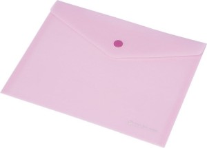 Teczka kopertowa A5 FOKUS przezroczysta różowa 0410-0036-13 Panta Plast