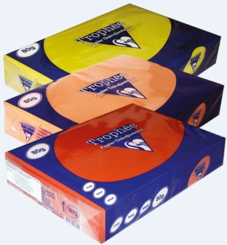 Papier ksero A4 80g TROPHEE 1978 intesywny słonecznikowy