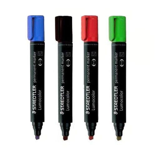 Marker 350-9 czarny STAEDTLER LUMOCOLOR permamentny ścięty