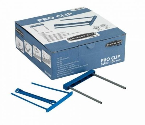 Klips do spinania dokumentów PRO niebieski 50szt FELLOWES 89801