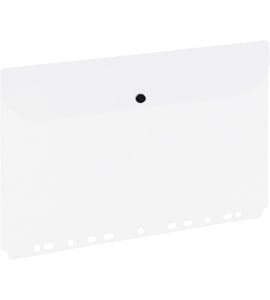 Teczka kopertowa wpinana zatrzask A4 ZP045A 120-1461 biała GRAND