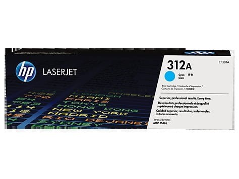 Toner HP 312A (CF381A) niebieski 2400str MFP M476