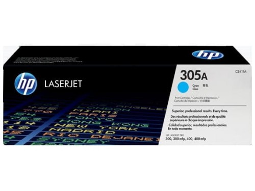 Toner HP 305A (CE411A) niebieski 2600str M351/M451/M375/M475
