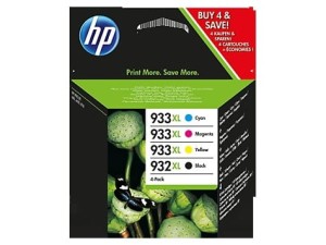 Tusz HP 932XL/933XL (C2P42AE) cza+nie+pur+żół (4szt)