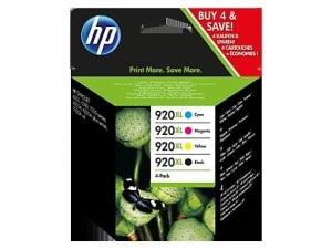 Tusz HP 920XL (C2N92AE) cza+nie+pur+żół 4szt