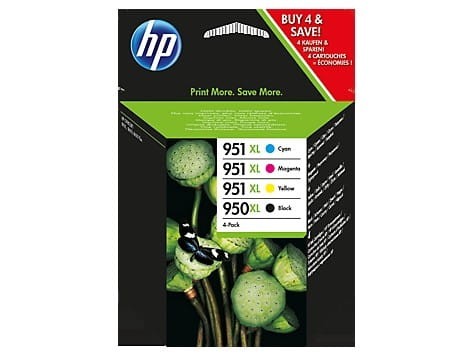 Tusz HP 950XL/951XL (C2P43AE) cza+nie+pur+żół (4szt)