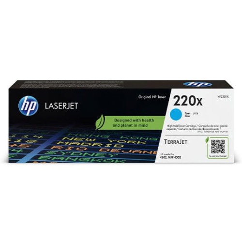 Toner HP 220X (W2201X) niebieski 5500str